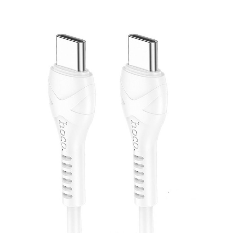Дата-кабель Hoco X37 Type-C-Type-C, 1 м, белый