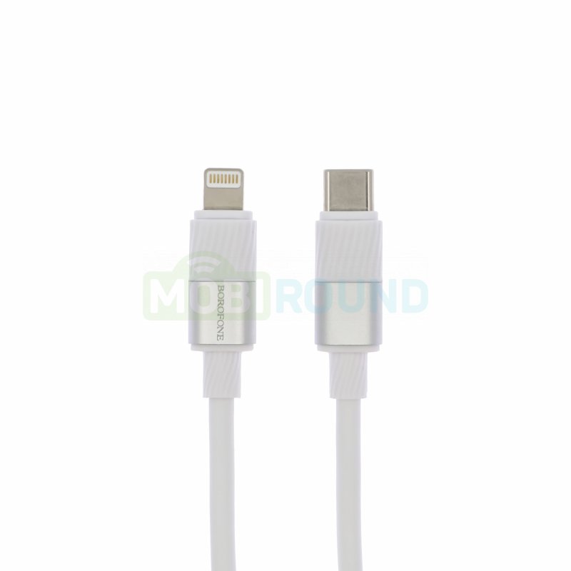Дата-кабель Borofone BX106 Type-C-Lightning, 1 м, белый