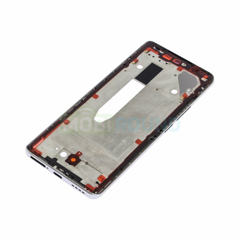 Рамка дисплея для Realme 10 Pro Plus 5G (в сборе) серебро