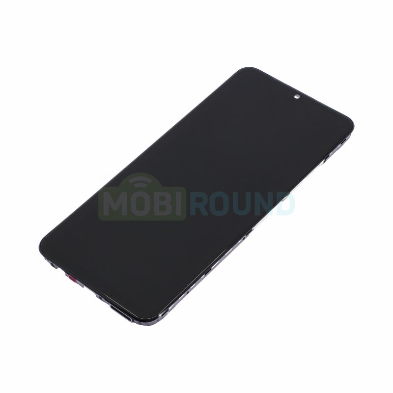 Дисплей для Realme C61 4G (в сборе с тачскрином) в рамке, черный