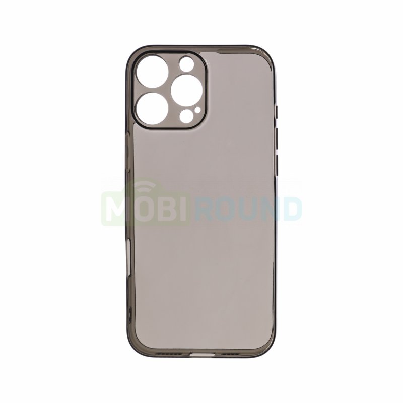 Силиконовый чехол Ultra Slim для Apple iPhone 16 Pro Max, черный