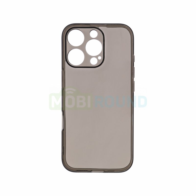 Силиконовый чехол Ultra Slim для Apple iPhone 16 Pro, черный