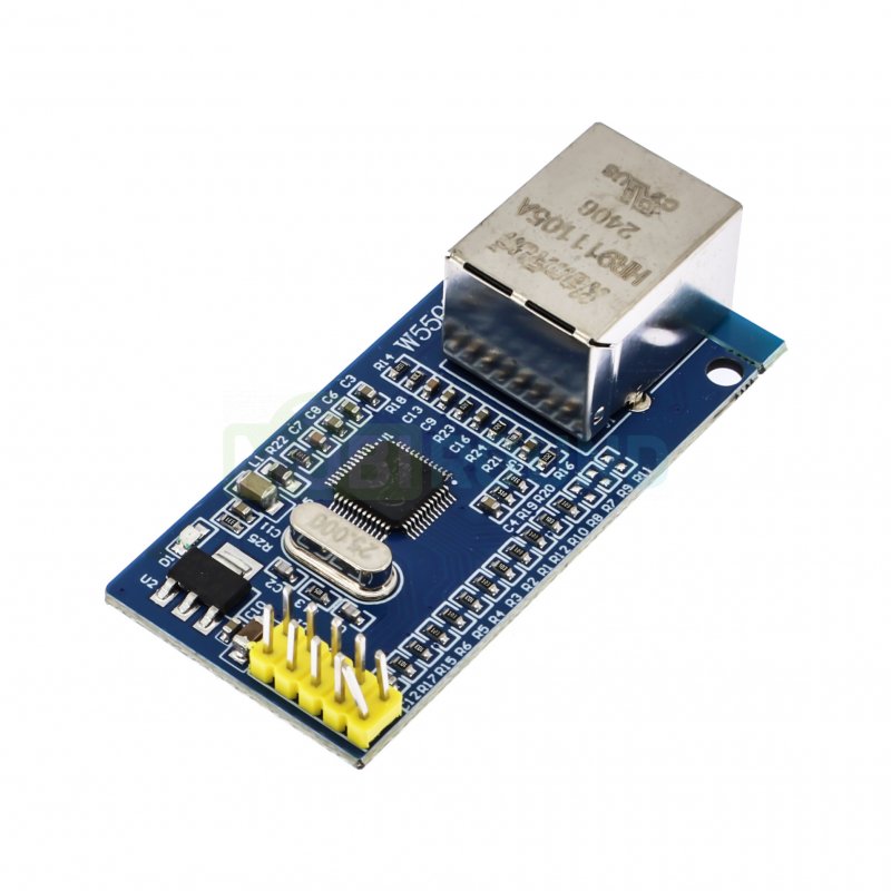 Модуль Ethernet аппаратного стека протокола TCP/IP (W5500)