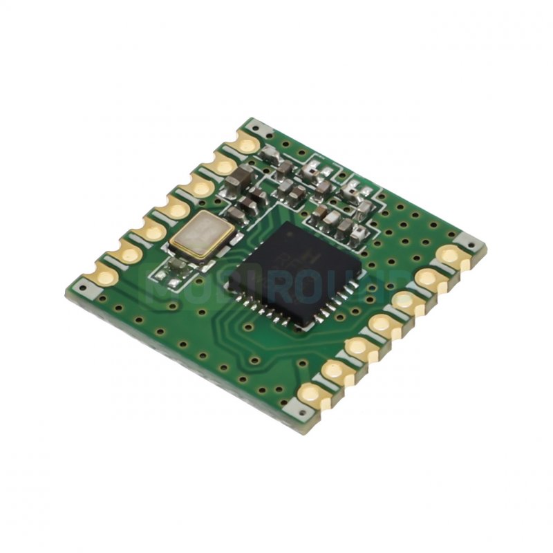 Модуль RFM69C цифрового трансивера с SPI интерфейсом F-868 МГц Uвх-3.3 В (RFM69CW-868S2)