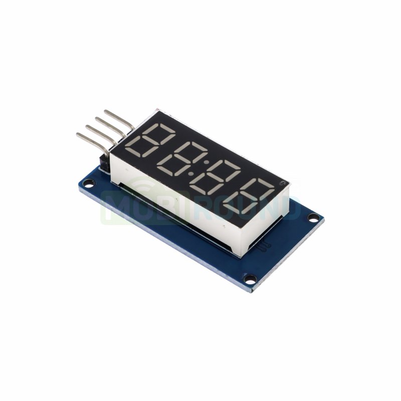 Модуль индикации 0.36" 4-х разрядный I2C Uпит-5 В (TM1637) красный