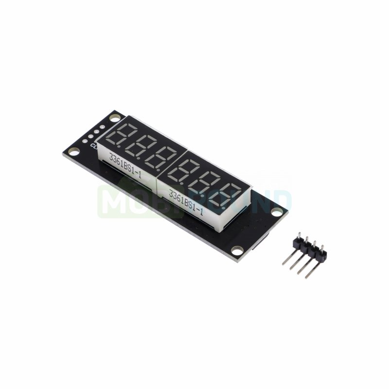 Модуль индикации 0.36" 6-ти разрядный I2C Uпит-5 В (TM1637) красный