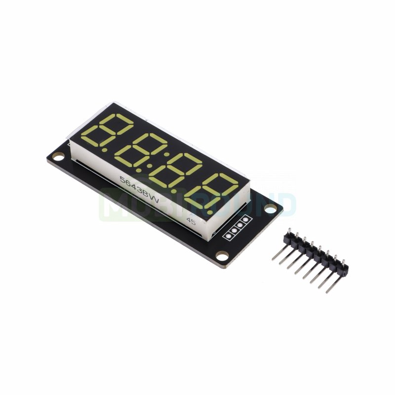 Модуль индикации 0.56" 4-х разрядный I2C Uпит-5 В (TM1637) белый