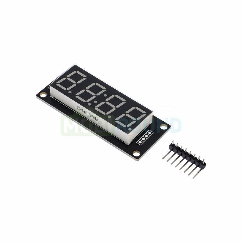 Модуль индикации 0.56" 4-х разрядный I2C Uпит-5 В (TM1637) синий