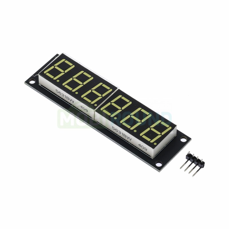 Модуль индикации 0.56" 6-ти разрядный I2C Uпит-5 В (TM1637) белый