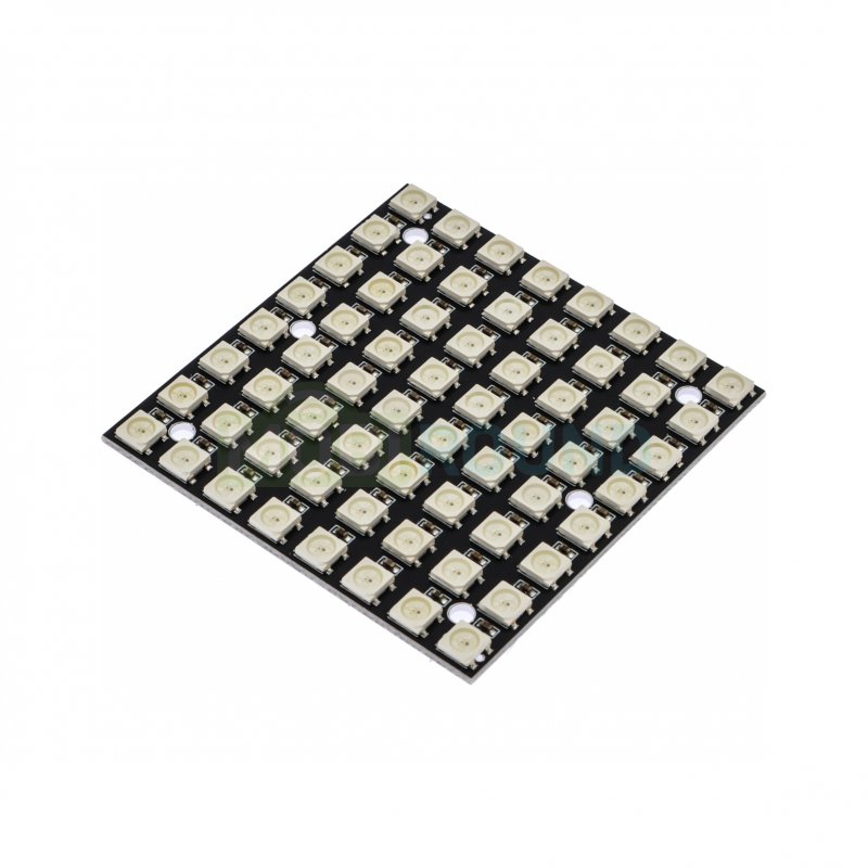 Модуль с программируемыми светодиодами 8x8 RGB (WS2812-64)
