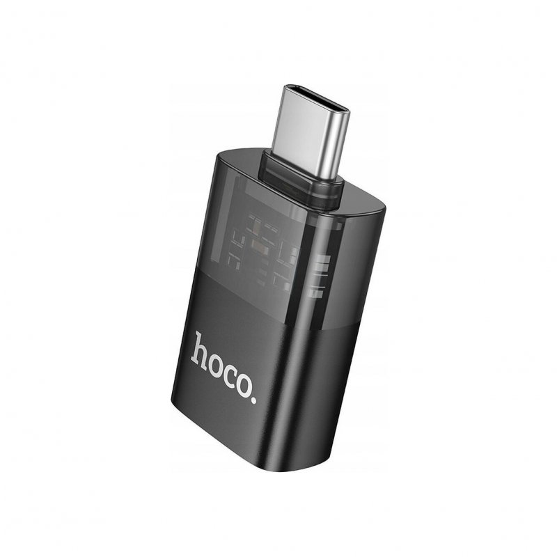 Переходник (адаптер) Hoco UA36B Type-C-USB, черный