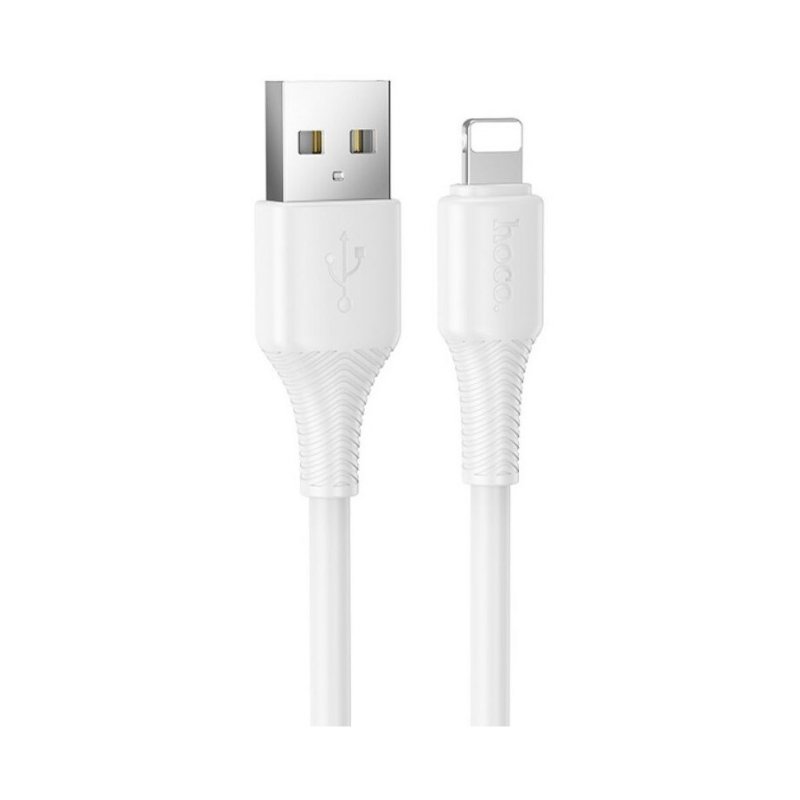 Дата-кабель Hoco X120 USB-Lightning (2.4 A) 1 м, белый