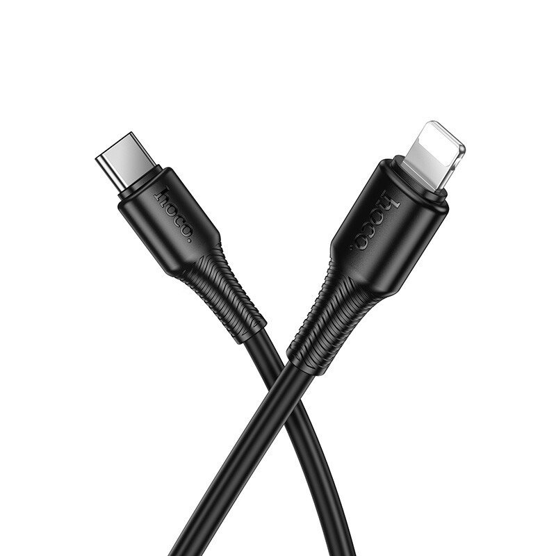 Дата-кабель Hoco X120 Type-C-Lightning (2.4 A) 1 м, черный
