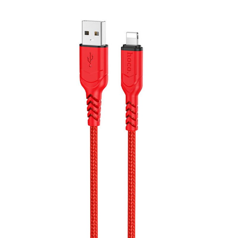 Дата-кабель Hoco X59 USB-Lightning, 1 м, красный