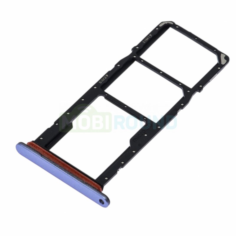 Держатель сим карты (SIM) для Samsung A075 Galaxy A07 4G, фиолетовый