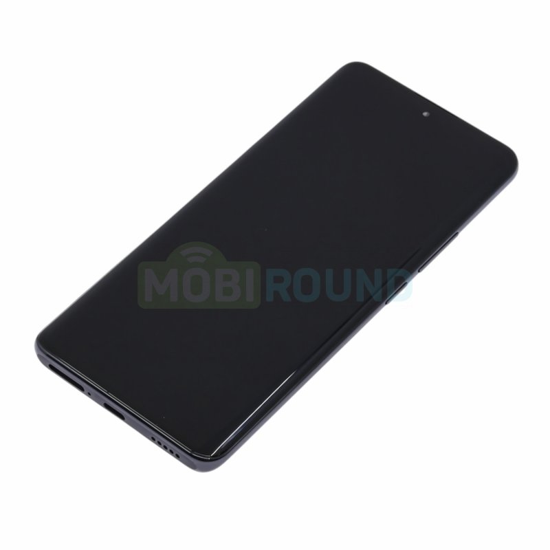 Дисплей для Xiaomi Redmi Note 14 Pro Plus 5G (в сборе с тачскрином) в рамке, черный, 100%