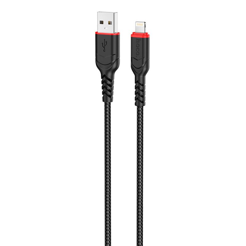 Дата-кабель Hoco X59 USB-Lightning, 1 м, черный
