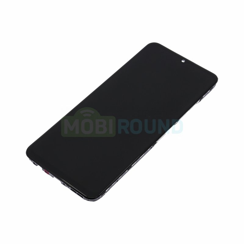 Дисплей для Realme C63 4G (в сборе с тачскрином) в рамке, черный