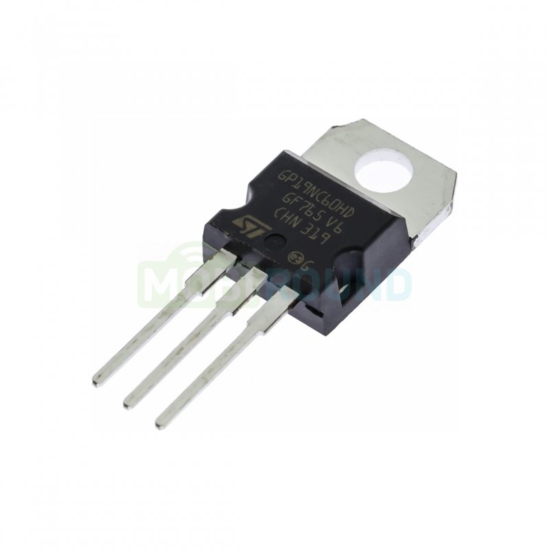 Биполярный транзистор (IGBT) STM 600 В/19 А (STGP19NC60HD (TO-220))