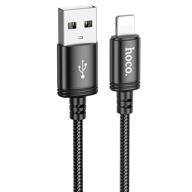 Дата-кабель Hoco X89 USB-Lightning, 1 м, черный