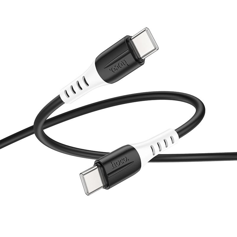 Дата-кабель Hoco X82 Type-C-Type-C, 1 м, черный