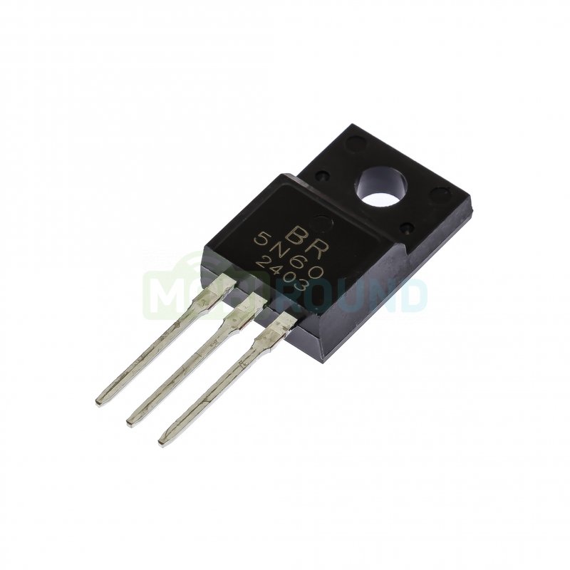 Полевой транзистор Foshan Blue Rocket Elec N-MOSFET 200 В/18 А (BRF5N60 (TO-220F))