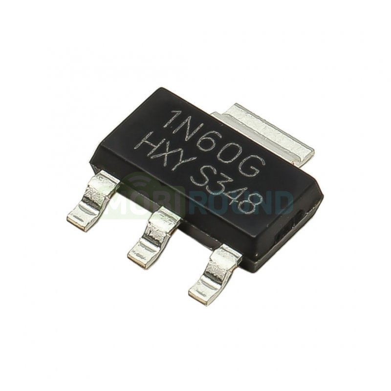 Полевой транзистор HXY N-MOSFET 600 В/1 А (1N60G (SOT-223))