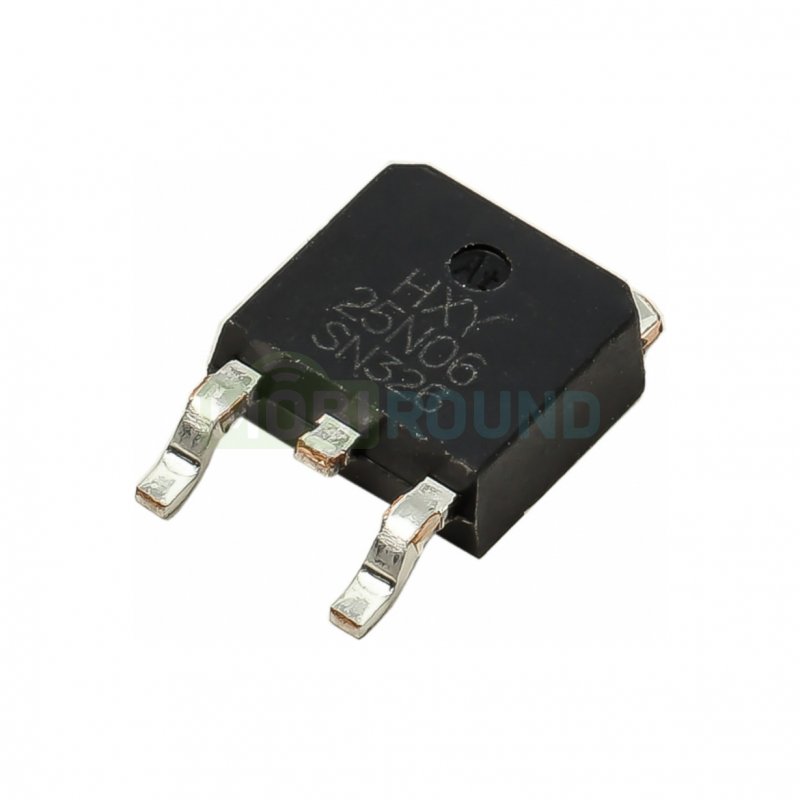 Полевой транзистор HXY N-MOSFET 60 В/25 А (25N06 (DPAK))