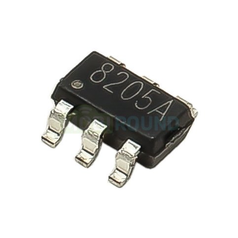 Полевой транзистор HXY N/N-MOSFET 20 В/6/6 А (8205A (SOT-23-6L))