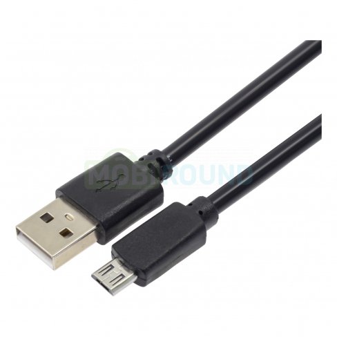 Дата-кабель USB-MicroUSB, 2 м (черный)