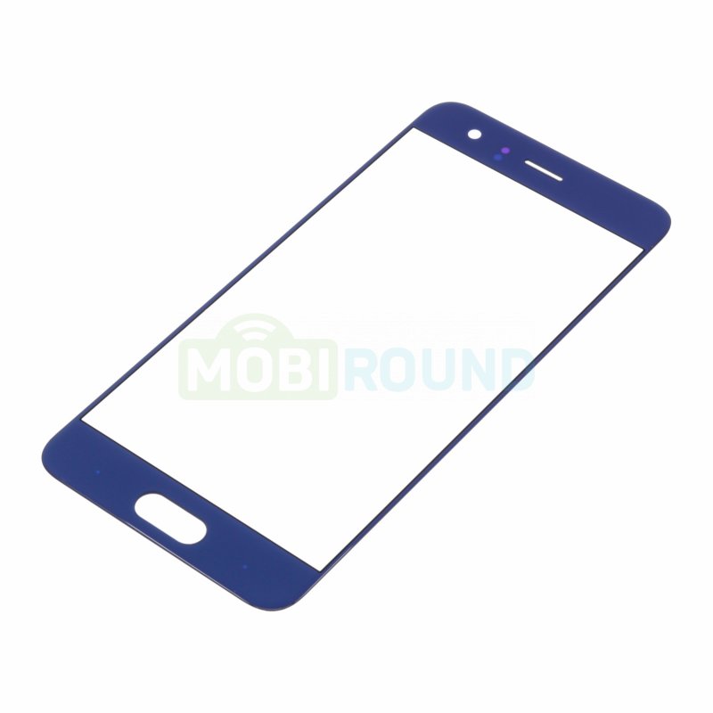 Стекло модуля для Huawei Honor 9 4G (STF-L09) Honor 9 Premium 4G, синий, AAA