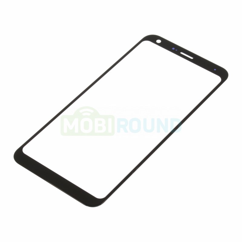 Стекло модуля для LG Q7+ / Q7 / Q7a, черный
