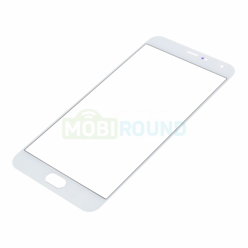 Стекло модуля для Meizu Pro 5, белый, AAA