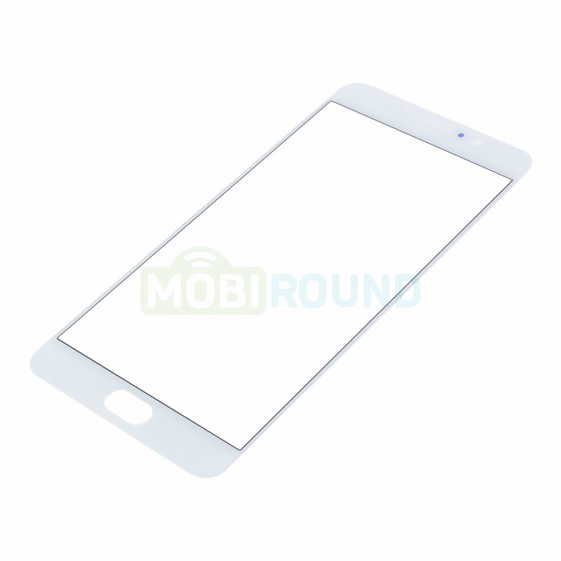 Стекло модуля для Meizu Pro 6 Plus, белый, AAA