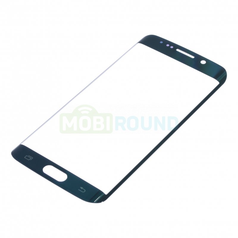 Стекло модуля для Samsung G925 Galaxy S6 Edge, зеленый, AAA