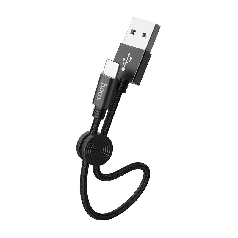 Дата-кабель Hoco X35 Premium USB-Type-C (2.4 A) 0.25 м, черный