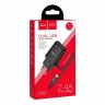 Сетевое зарядное устройство (СЗУ) Hoco C82A (2 USB) + кабель Type-C, 2.4 А