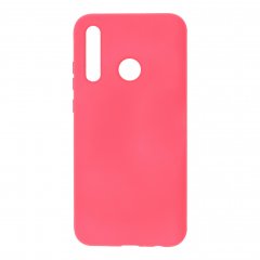 Силиконовый чехол Silicone Case для Huawei Honor 10 Lite 4G (HRY-LX1) / P Smart (2019) 4G (POT-LX1) (ярко-розовый)