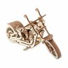 Деревянный конструктор (3D пазлы) Eco Wood Art Мотоцикл Cruiser (152 детали)