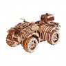 Деревянный механический конструктор (3D пазлы) Wood Trick Квадроцикл (165 деталей)