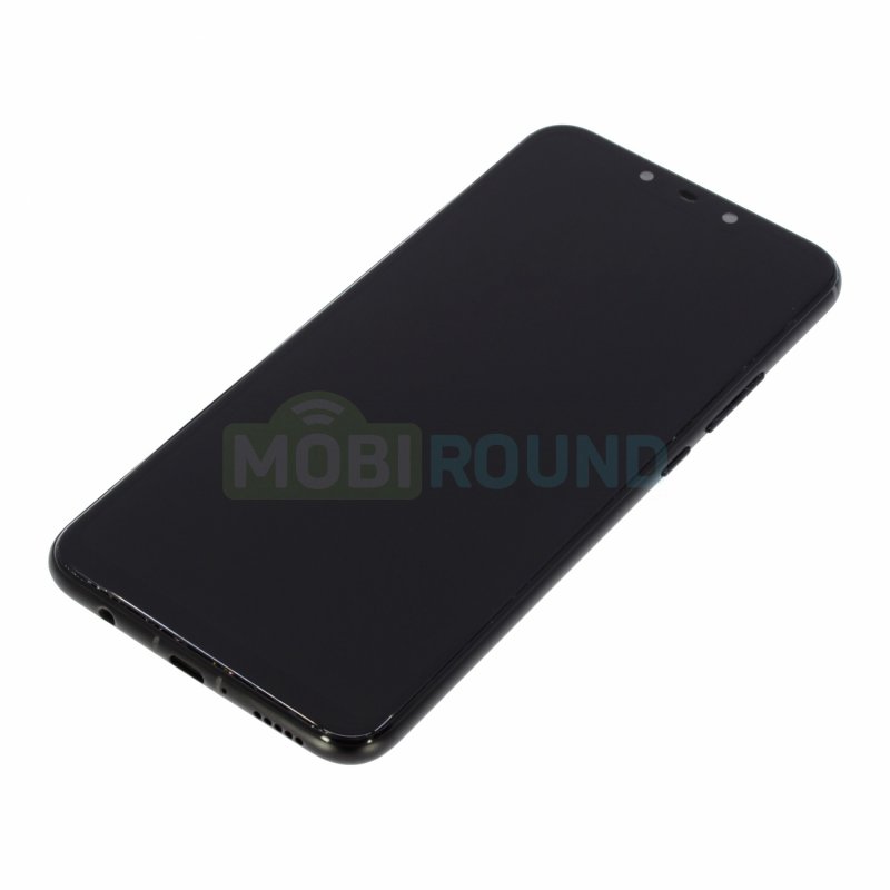 Дисплей для Huawei Nova 3i 4G (в сборе с тачскрином) в рамке, черный, AA
