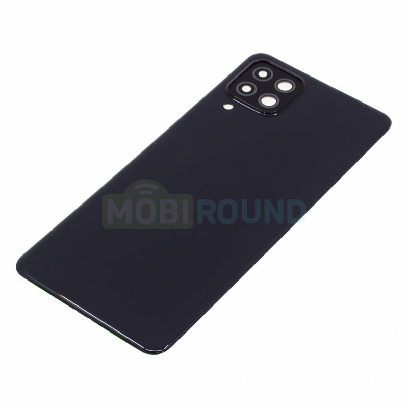 Задняя крышка для Samsung A225 Galaxy A22, черный, AAA