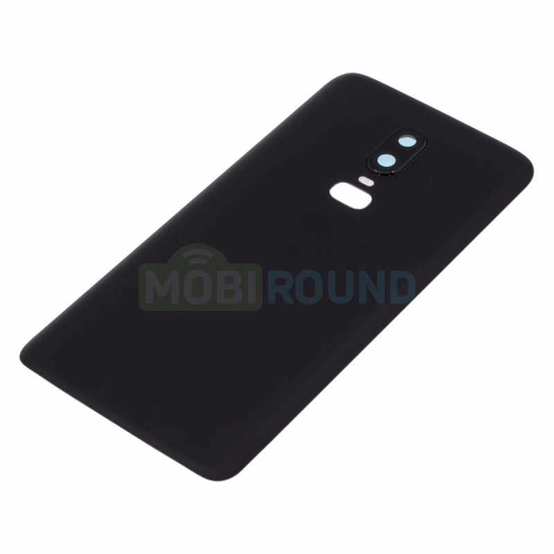 Задняя крышка для OnePlus 6, черный, AAA