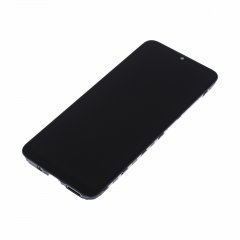Дисплей для Xiaomi Redmi 9A / Redmi 9C NFC (в сборе с тачскрином) в рамке (черный, premium)