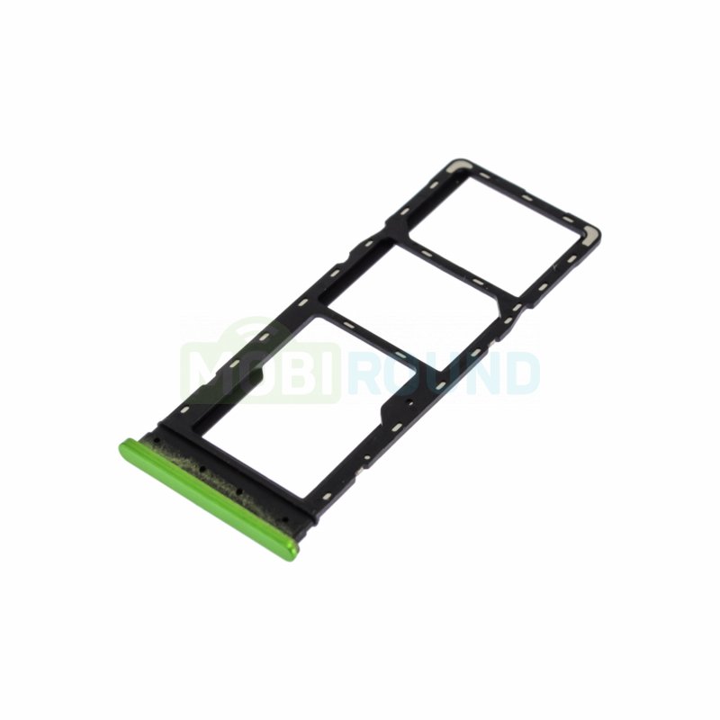 Держатель сим карты (SIM) для Infinix HOT 12 Play, зеленый