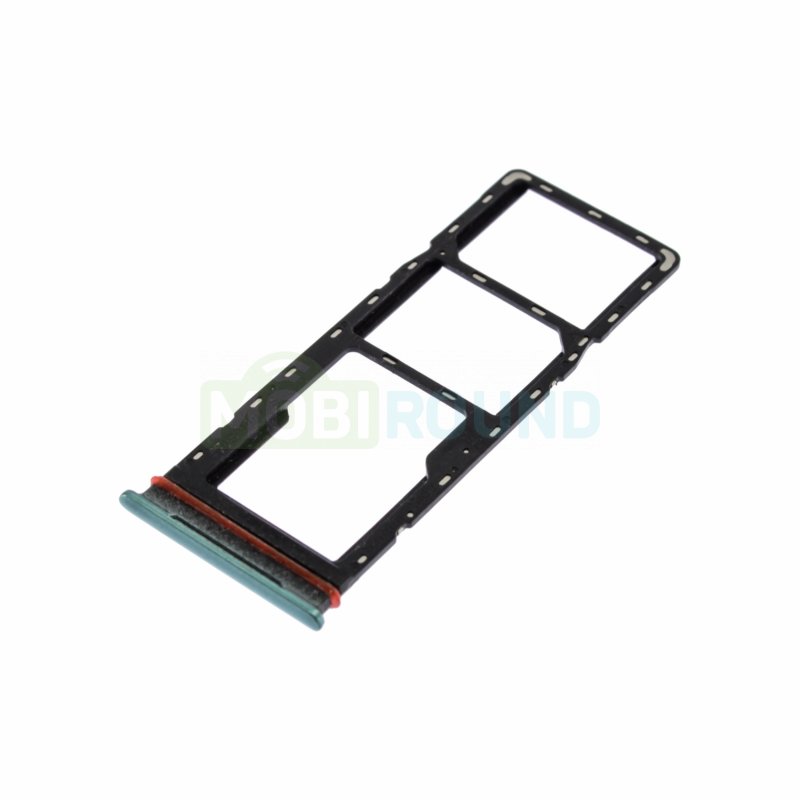 Держатель сим карты (SIM) для Infinix Note 10, зеленый