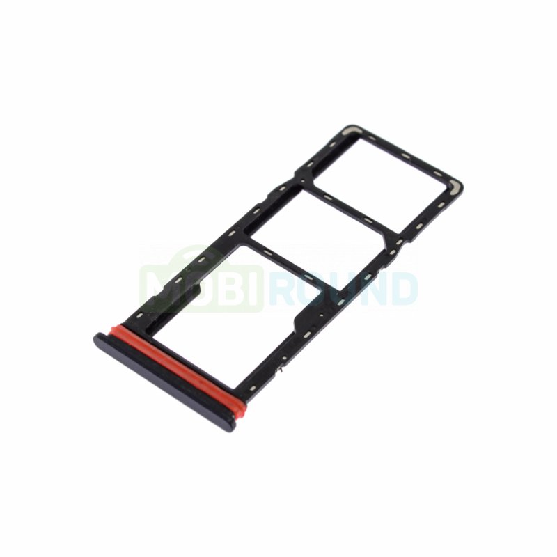 Держатель сим карты (SIM) для Infinix Smart 7 X6515 4G, черный