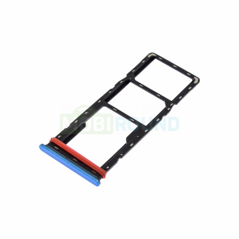 Держатель сим карты (SIM) для Infinix Smart 7 X6515 4G, голубой