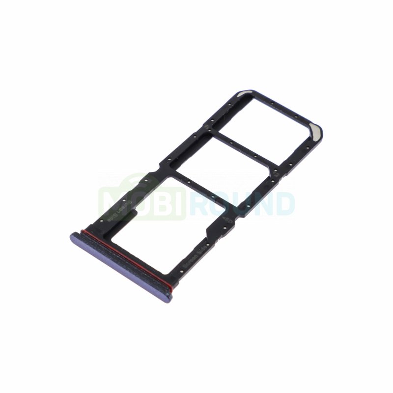 Держатель сим карты (SIM) для Tecno Spark 10 Pro, черный