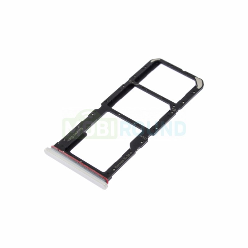 Держатель сим карты (SIM) для Tecno Spark 10 Pro, белый